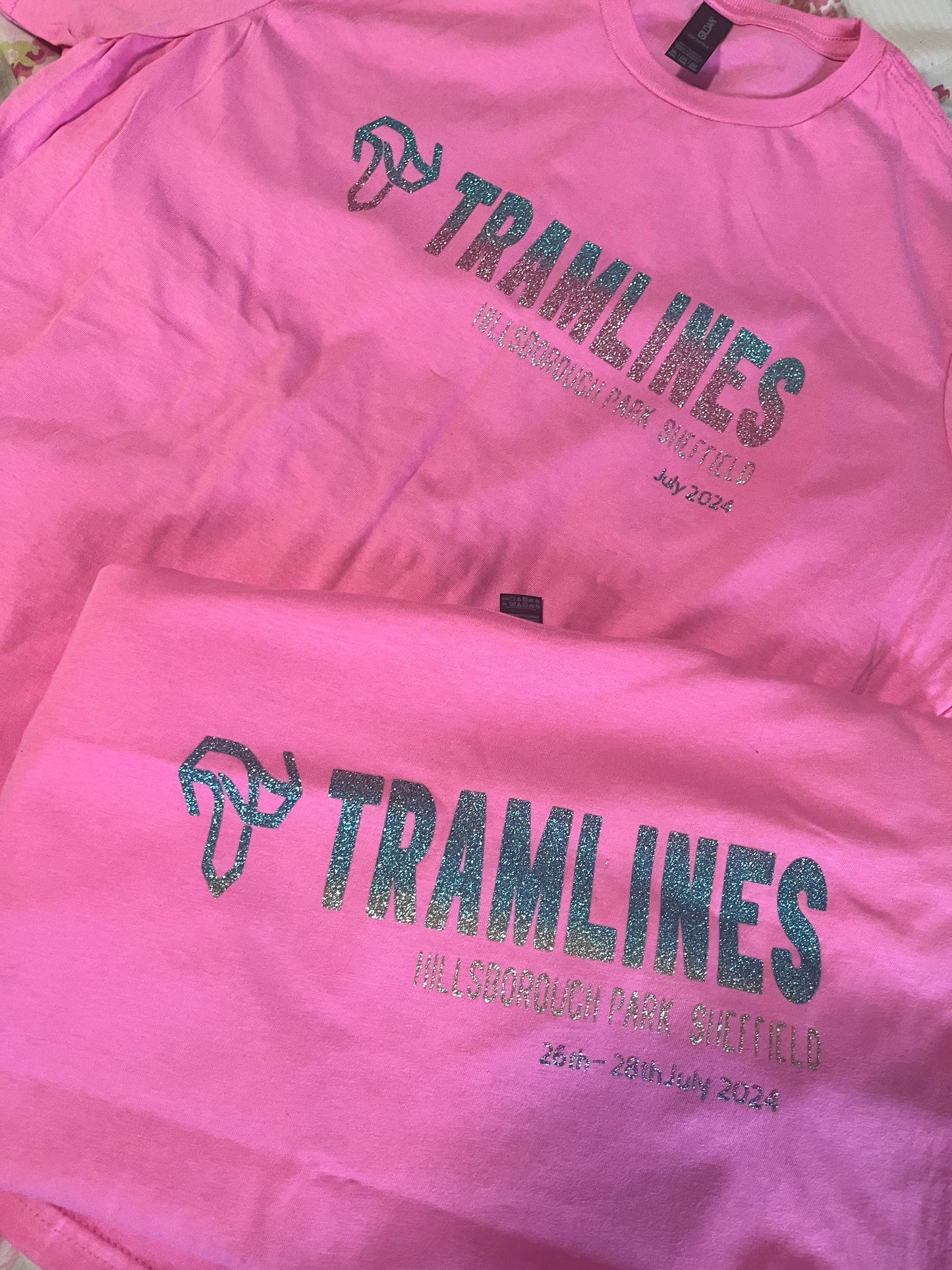 Tramlines inspired festival t shirt