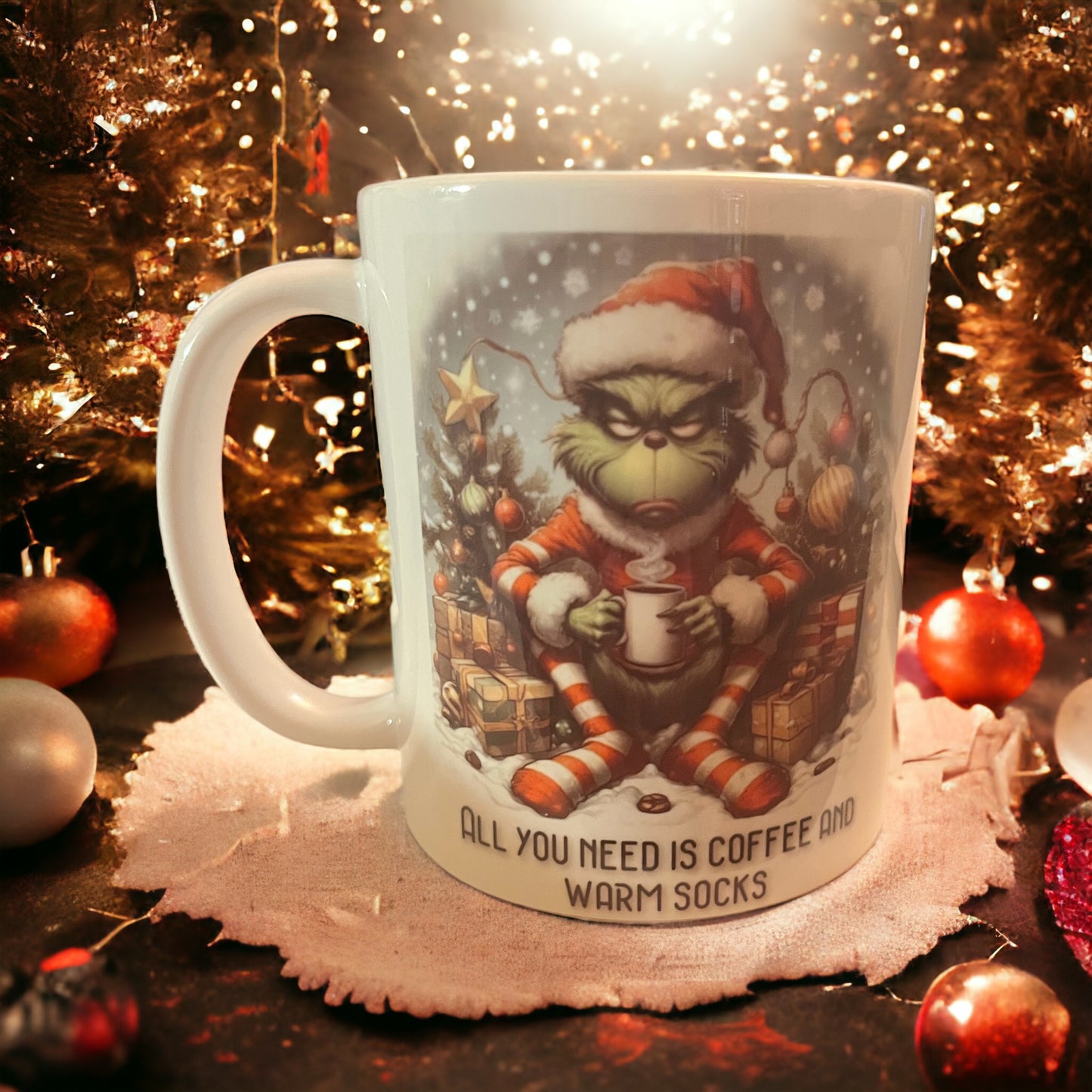 Grinch Christmas Mug - 11 oz