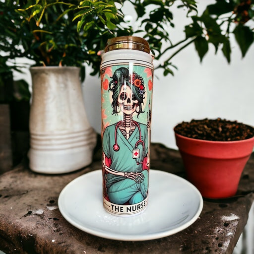 Skeleton Nurse 20oz Drinks Tumbler