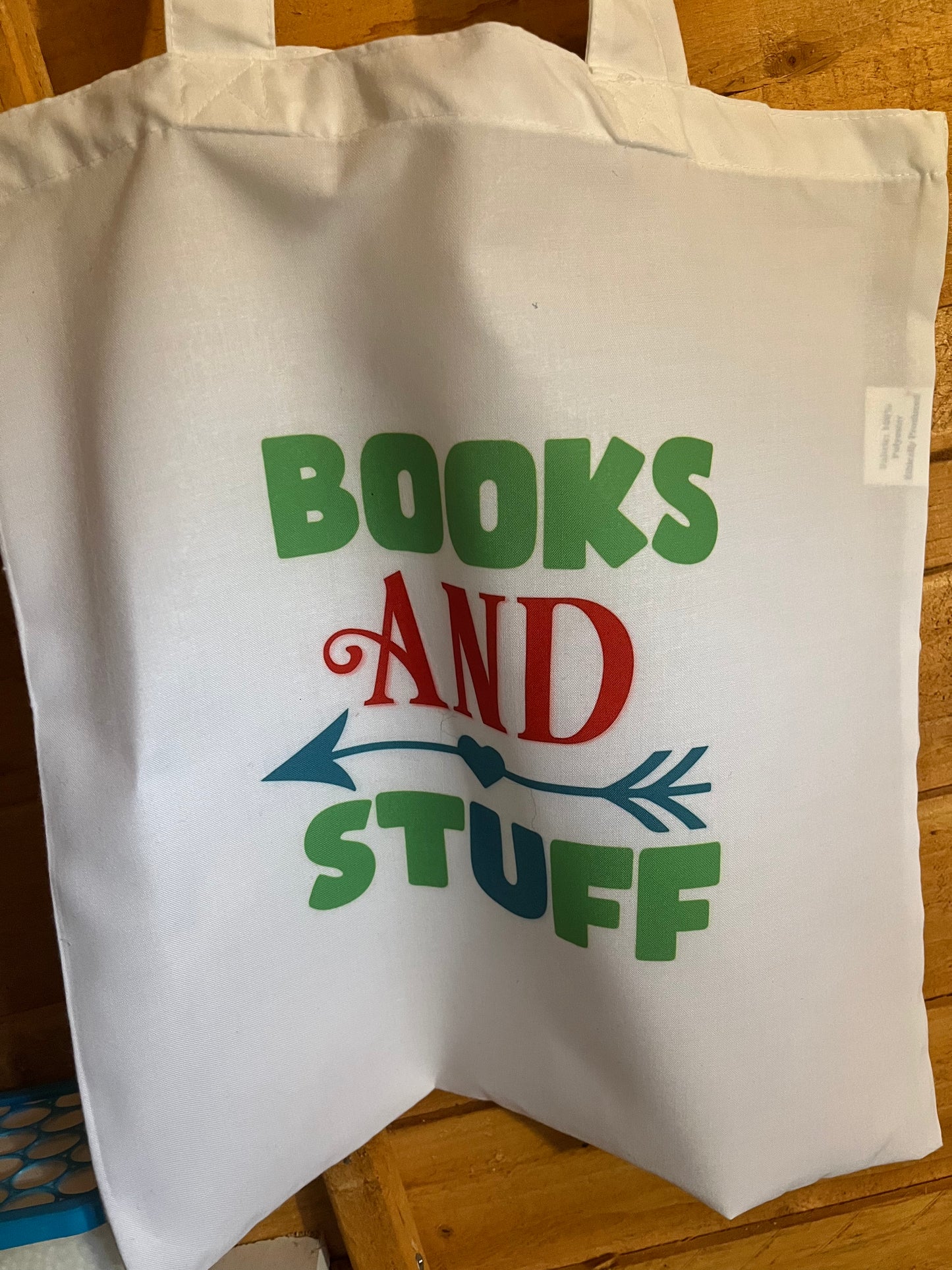 Book and stuff tote bag