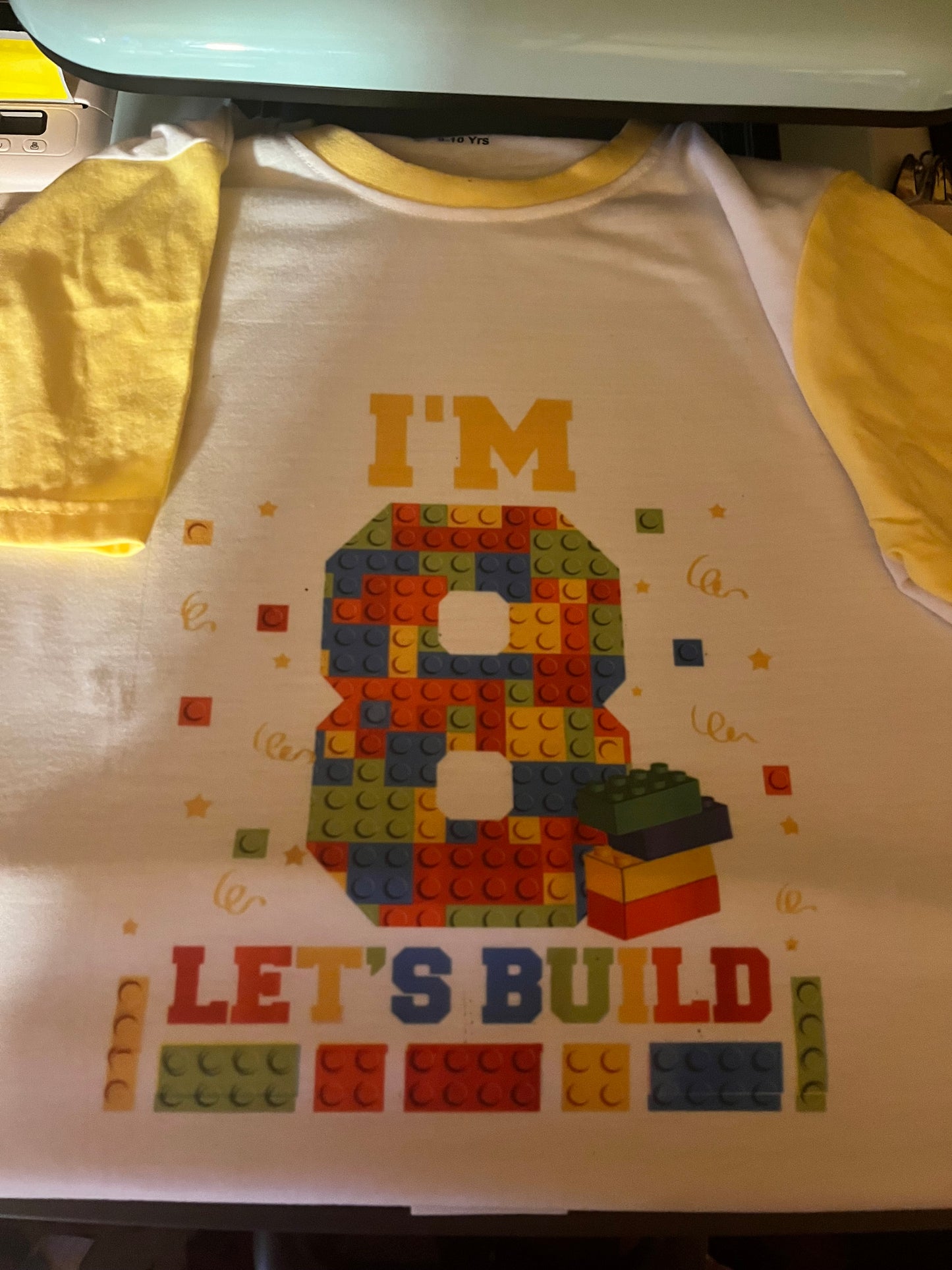 8th Birthday Lego Short Set