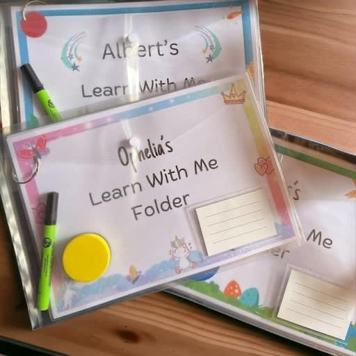 Learn With Me folders - Tracing