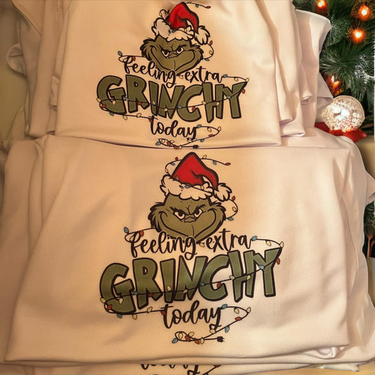 Feeling Extra Grinchy Christmas T Shirts