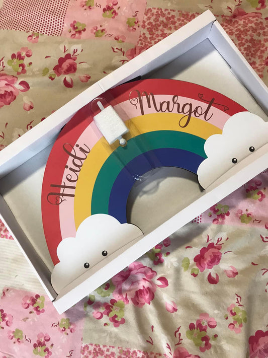 Battery Powered Rainbow Clocks
