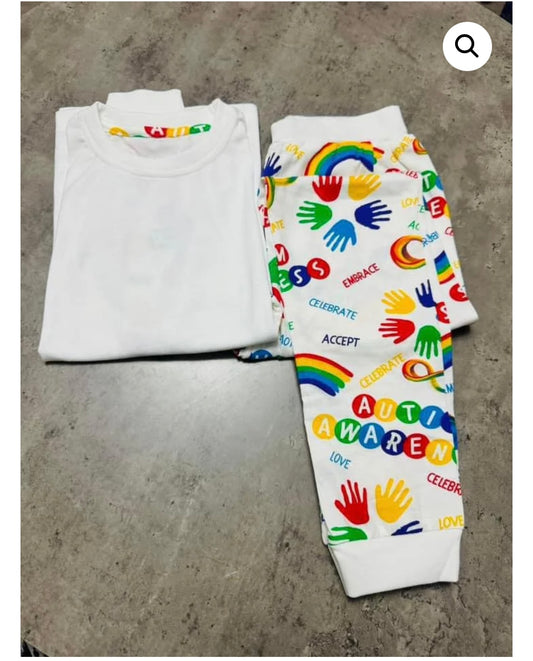 Autism Awareness Pyjamas - can be personalised