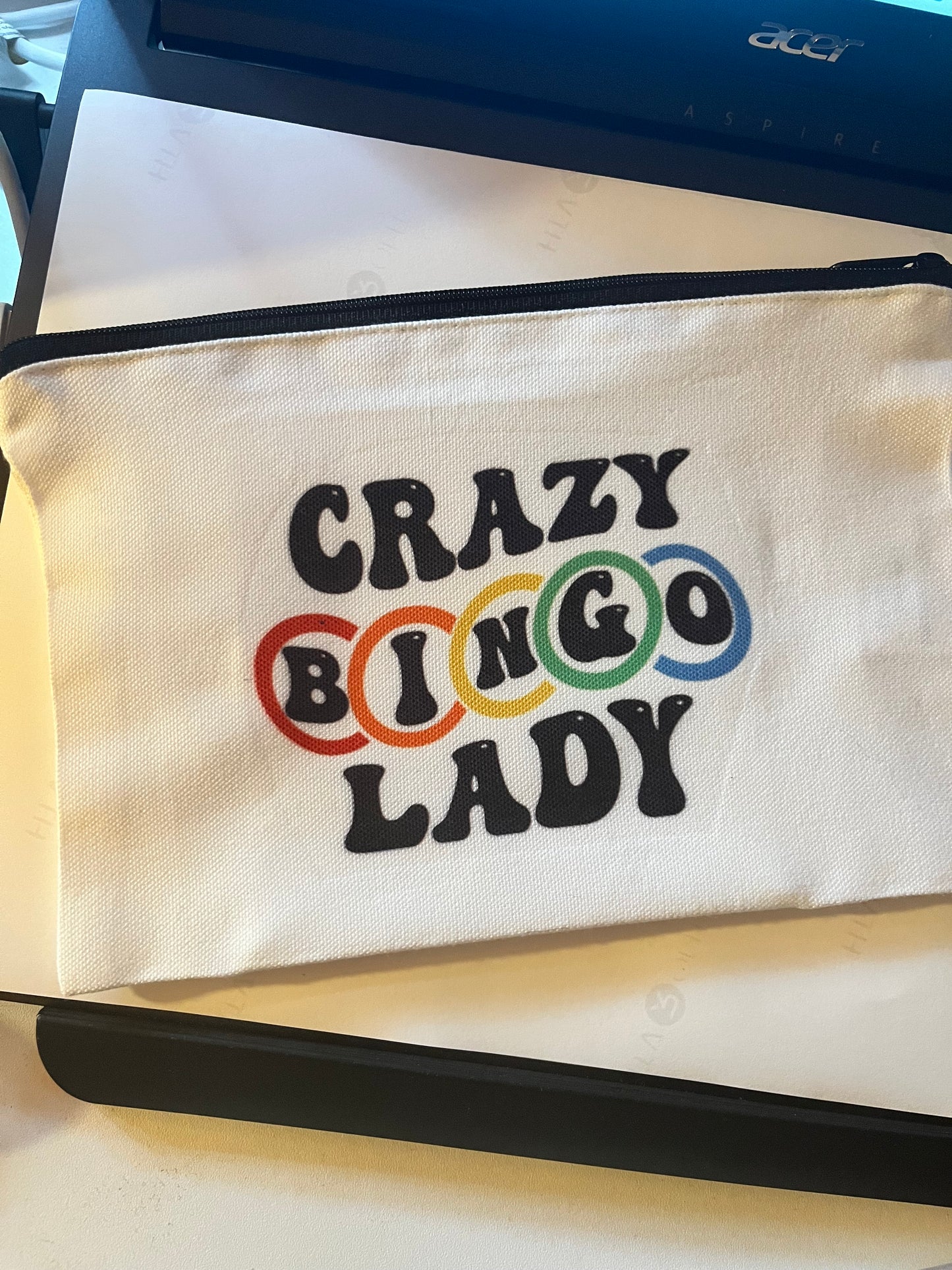 Crazy Bingo Lady Pen Case