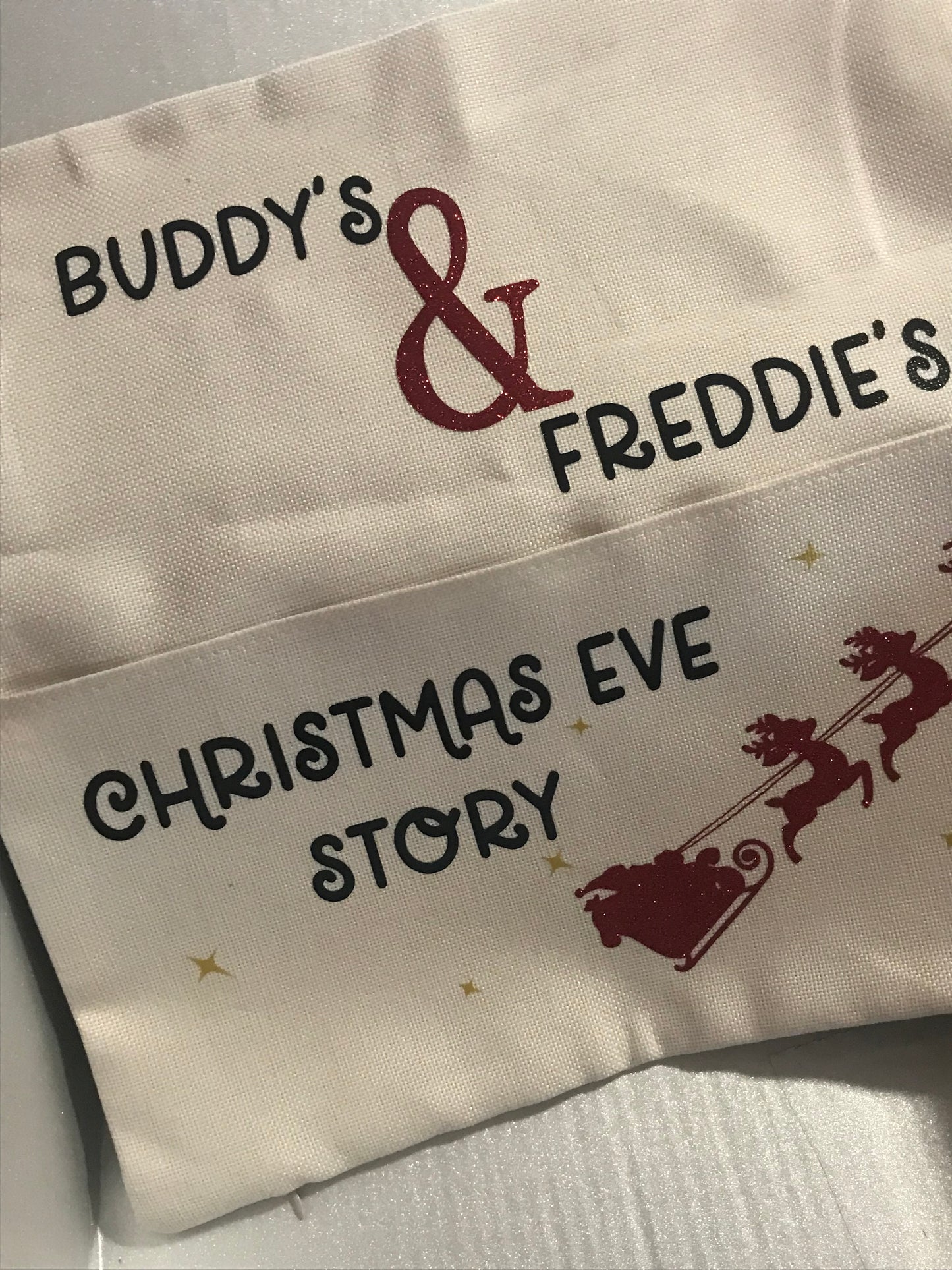 Christmas Eve Story Book Cushion Cover