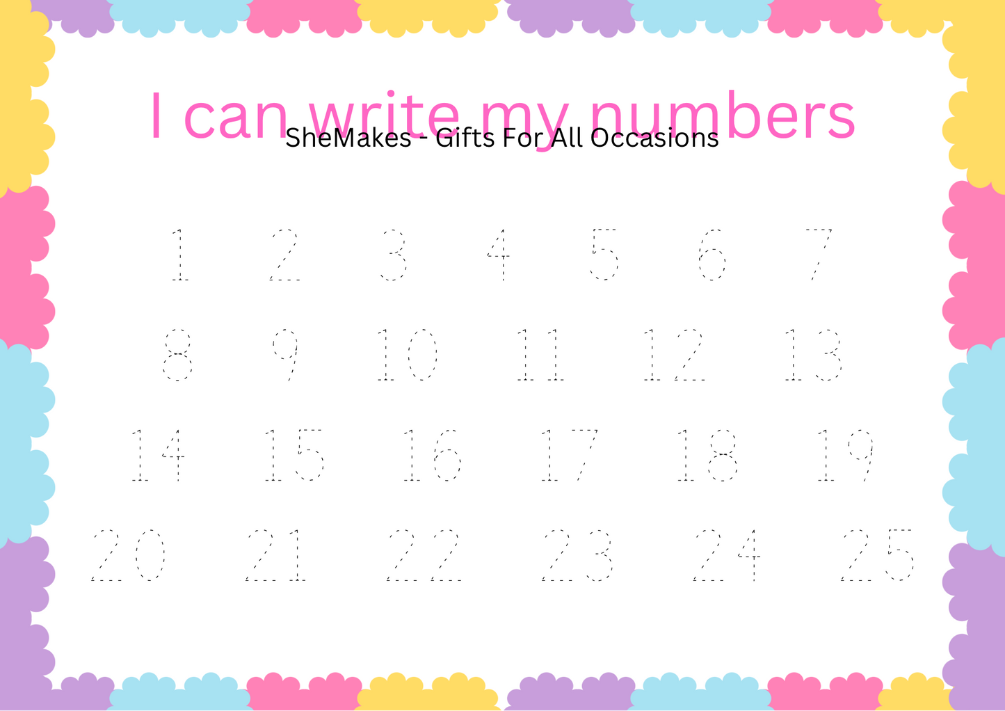Learn With Me folders - Tracing