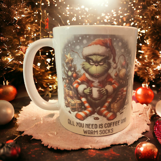 Grinch Christmas Mug - 11 oz